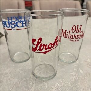 Vintage Beer Pub Glasses